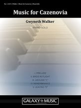 Music for Cazenovia piano sheet music cover